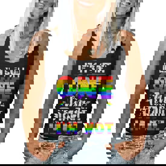 Lets Get One Thing Straight I'm Not Lgbt Rainbow Flag Shirt