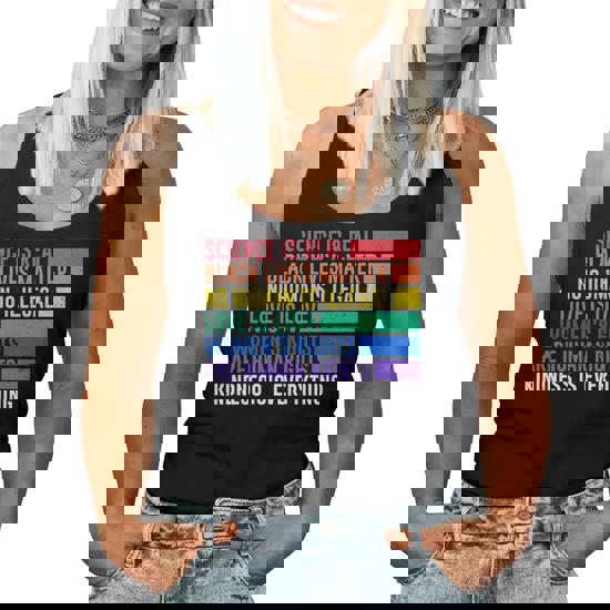 Science Is Real Black Lives Matter Love Is Love Tank Top Science Is Real Black Lives Matter Love Is Love Tank Top