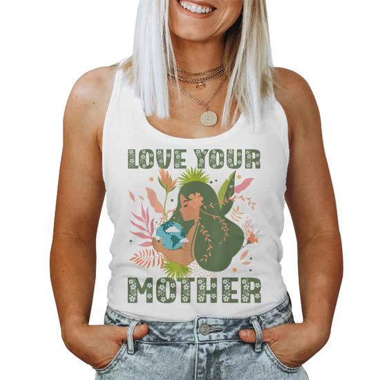 Love Mother Pachamama Earth Day Nature Environmental Tank Top