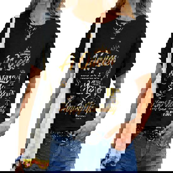 This Queen Was Born On May 10th Birthday T-Shirt This Queen Was Born On May 10th Birthday T-Shirt