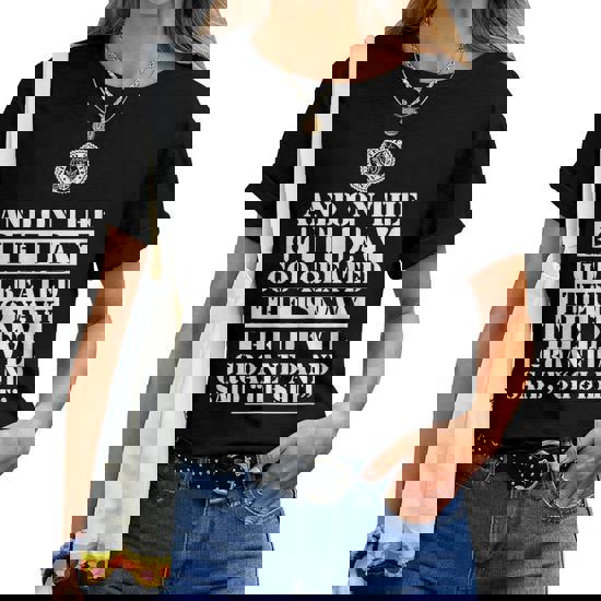 And On The 8th Day God Created The Us Navy Tshirt And On The 8th Day God Created The Us Navy Tshirt