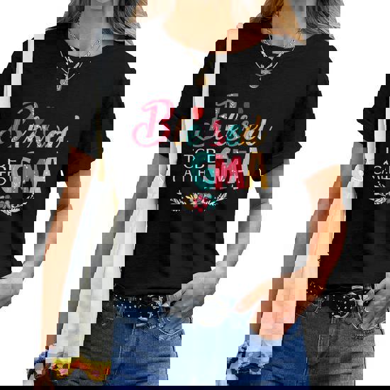 Womens Blessed To Be Called Gaga Colorful Gifts-Grandma Tee Womens Blessed To Be Called Gaga Colorful Gifts-Grandma Tee