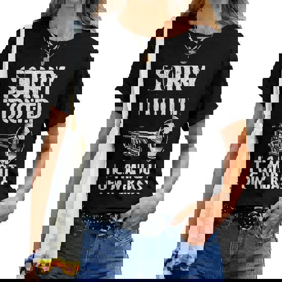 Sorry I Tooted Marching Band Trumpet Shirt Funny Men Women