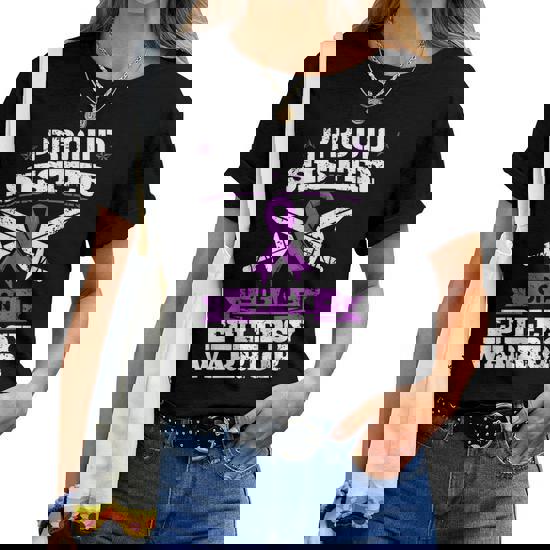 Epilepsy Awareness Tshirt My Sister Warrior Tee Epilepsy Awareness Tshirt My Sister Warrior Tee