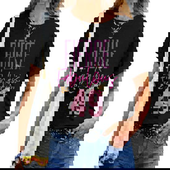 Fierce Fabulous & 49 49th Birthday Shirt Women Gift Fierce Fabulous & 49 49th Birthday Shirt Women Gift