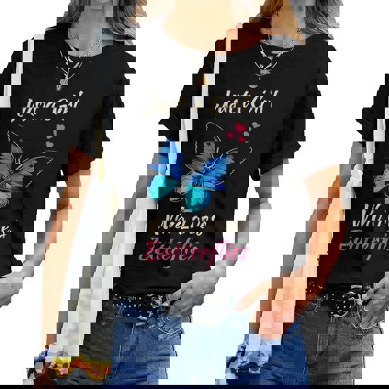 Just A Girl Who Loves Butterflies Women Insect T-Shirts Just A Girl Who Loves Butterflies Women Insect T-Shirts