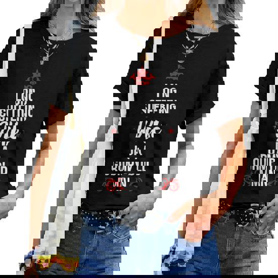 Long Suffering Wife Of A Grumpy Old Man T-Shirt