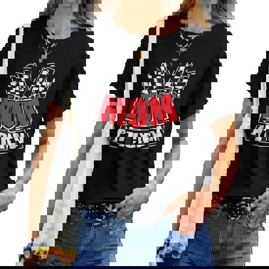 Mom Pit Crew | Hosting Car Race Birthday Party T-Shirt Mom Pit Crew | Hosting Car Race Birthday Party T-Shirt