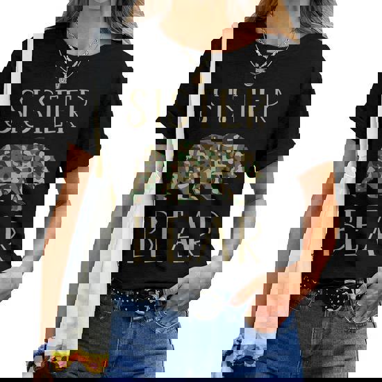 Sister Bear Camo T-Shirt I Family Matching Camo Tee Sister Bear Camo T-Shirt I Family Matching Camo Tee