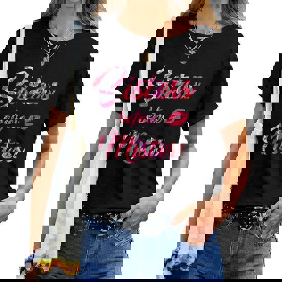 Womens Sisters Before Misters - Feminism Cute Galentine's Day Gift Tank Top Womens Sisters Before Misters - Feminism Cute Galentine's Day Gift Tank Top