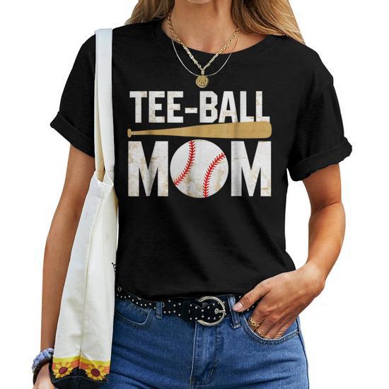 Women's Sport Ball Mom T-Ball Mom Sport Mama Gift for Women Women T-Shirt