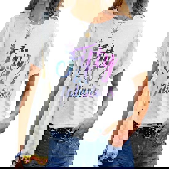 50th Birthday Gift 50 Fifty And Fabulous Tshirts For Women 50th Birthday Gift 50 Fifty And Fabulous Tshirts For Women