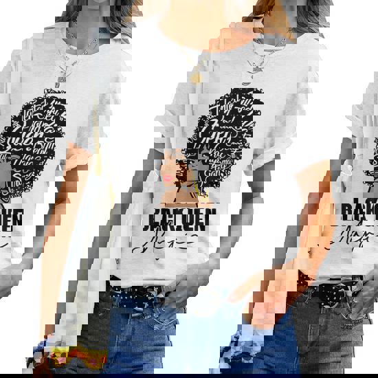 Melanin Magic Tee - Strong Black Woman Tshirt Afro Pride Melanin Magic Tee - Strong Black Woman Tshirt Afro Pride