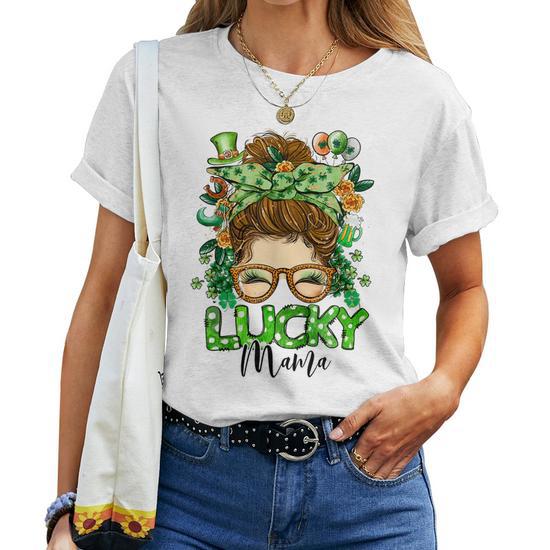 One Lucky Mama Women's St. Patrick's Day Mom Shirt