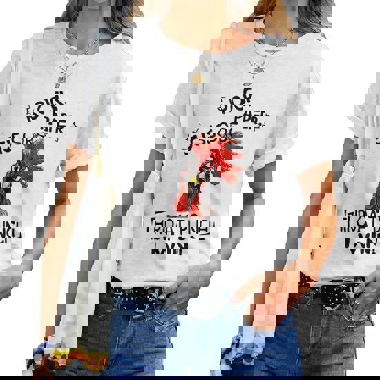 Rock Paper Scissors Throat Punch I Win Chicken T-Shirt