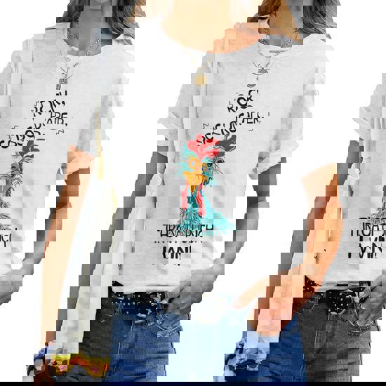 Rock Paper Scissors Throat Punch I Win Chicken T-Shirt