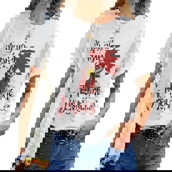 Why Y'all Trying To Test The Jesus In Me Cool Chicken Tshirt Why Y'all Trying To Test The Jesus In Me Cool Chicken Tshirt