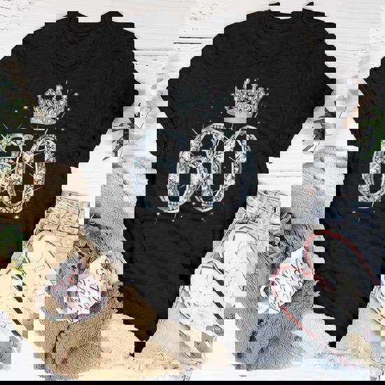 60Th Birthday Queen Women Diamond Crown 60 Year Old Women T-shirt | Mazezy