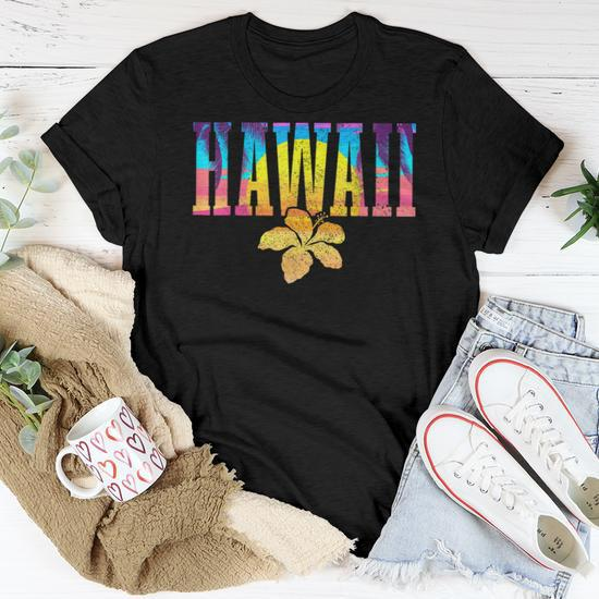 Trendy Surf Shirt Coconut Girl Hawaii Shirt Ocean Beach T Shirt VSCO Shirt  Surf Skelton Shirt Hibiscus Flower Shirt Cute Summer Tops Teens 