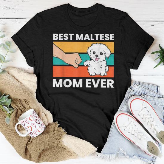 Maltese dog t shirts best sale