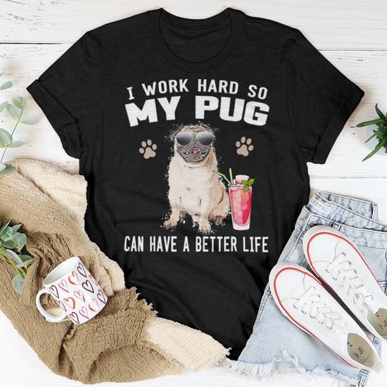 Black pug gifts best sale