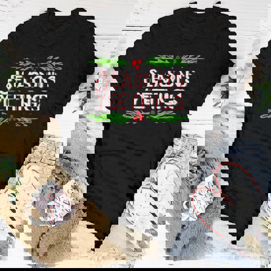 Season's Yeetings - Festive Holiday Yeet Meme Christmas Pun T-Shirt Season's Yeetings - Festive Holiday Yeet Meme Christmas Pun T-Shirt