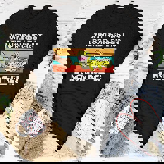 Worlds Best Leopard Gecko Mom Ever Women T-shirt | Seseable CA