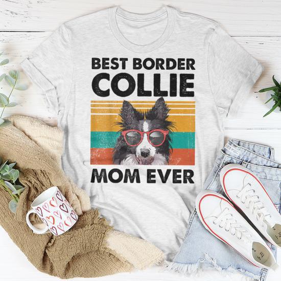 Border collie outlet mom t shirt