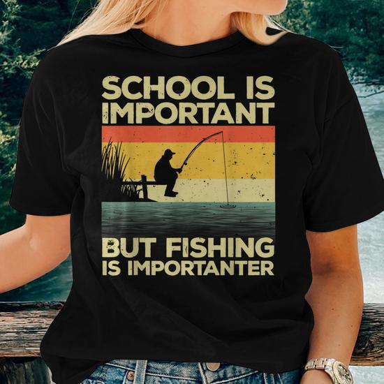 Cool Fishing For Men Women Bass Fishing Fisherman Fish Trout Women T-shirt
