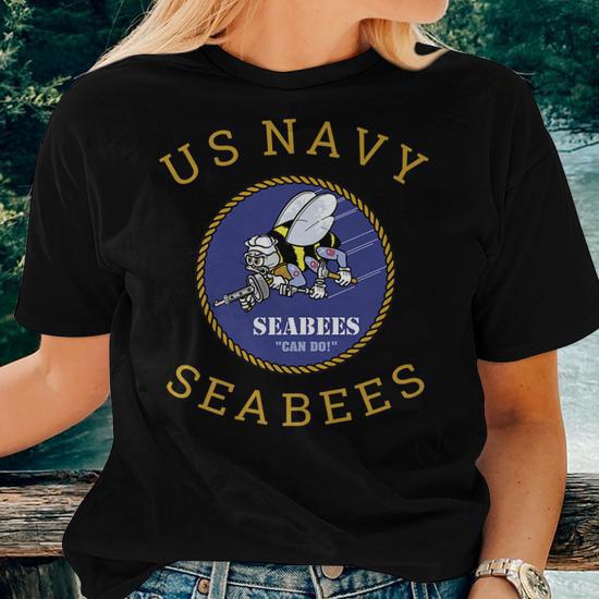 Us navy best sale seabee shirts