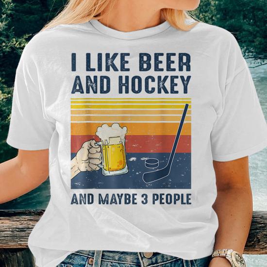 I like beer and best sale hockey shirt