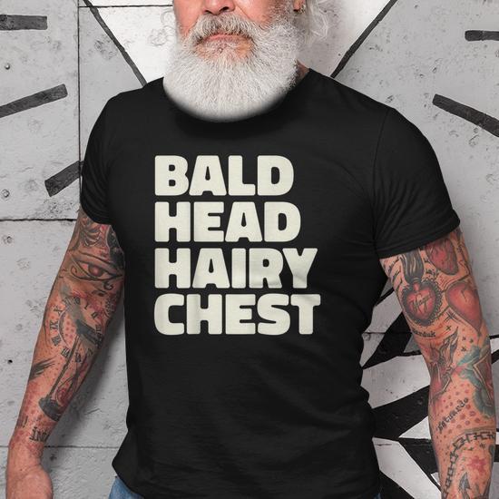 Bald t shirts funny online