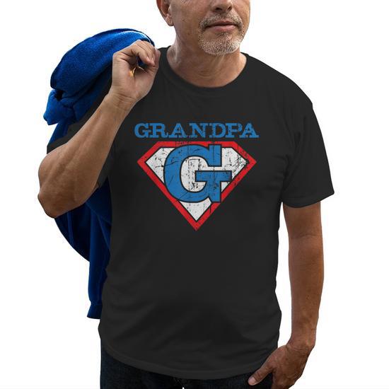 papa superhero shirt