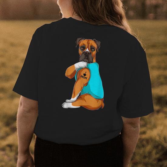 Boxer dog mom shirts best sale