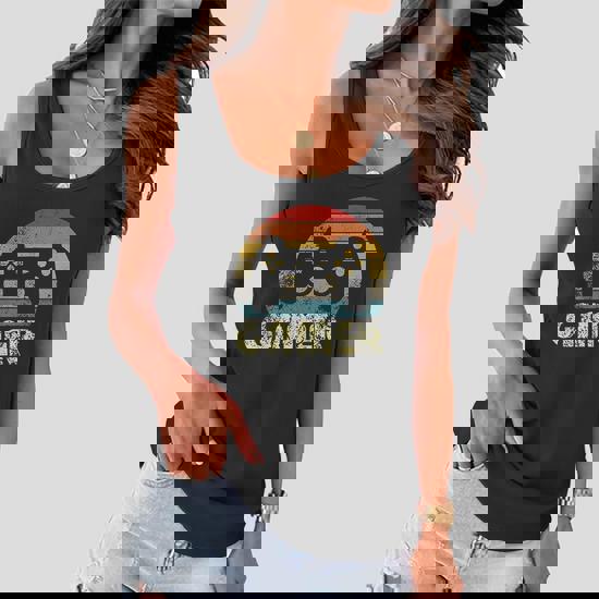 Vintage Retro Gamer Video Game Player Boys Teens Men Gift Tank Top Vintage Retro Gamer Video Game Player Boys Teens Men Gift Tank Top