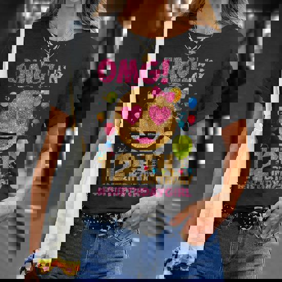 Emoji Shirt For Birthday Girls- Omg It's My 7th Birthday Tee Emoji Shirt For Birthday Girls- Omg It's My 7th Birthday Tee