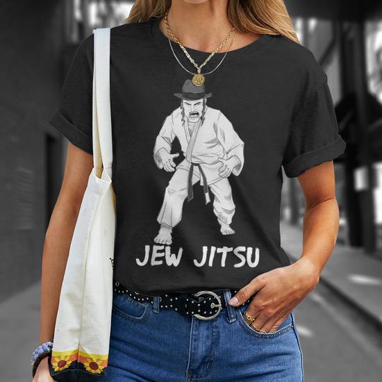 T-shirt Jitsu Juif Pour Homme - Noir - Taille S - Neuf Avec étiquettes