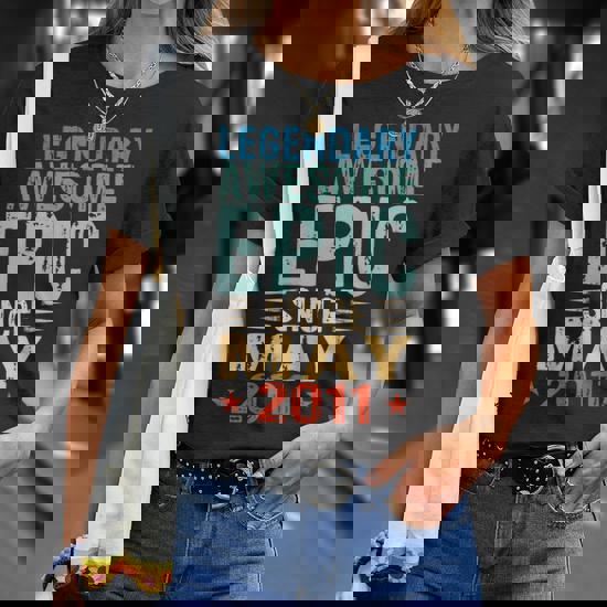 Kids Legendary Awesome Epic Since May 2011 8th Birthday Gift Tee Kids Legendary Awesome Epic Since May 2011 8th Birthday Gift Tee