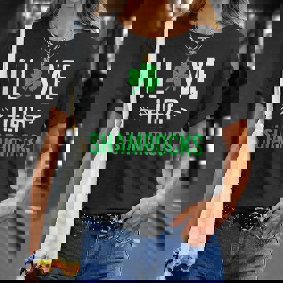 I Love Her Shamrocks Funny Couples St Patricks Day T Shirt I Love Her Shamrocks Funny Couples St Patricks Day T Shirt