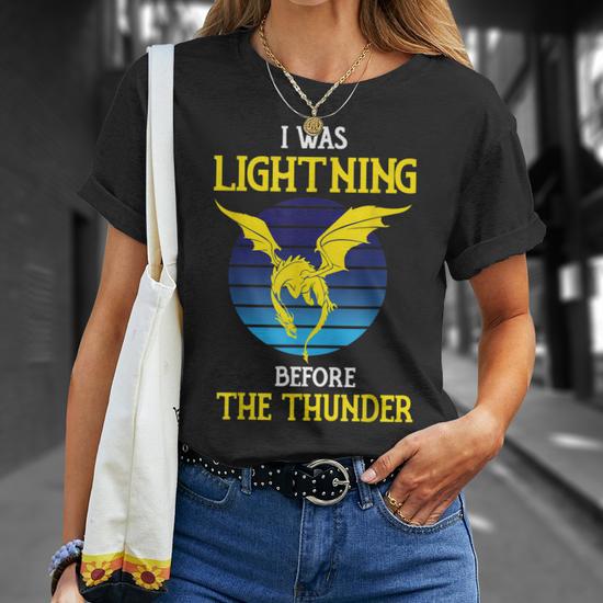 Thunder Dragon Birthday Gifts Unisex T-Shirt