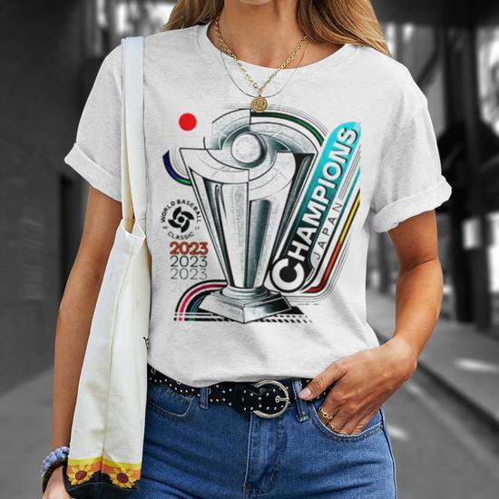2023 World Baseball Classic Champions Japan Baseball Unisex T