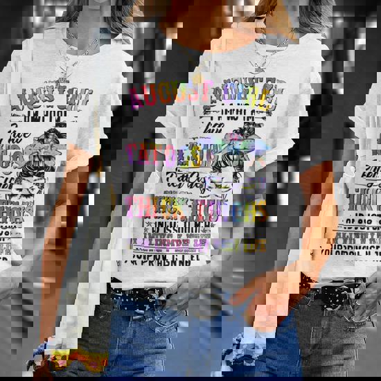 August Girl Living My Best Life Tshirt