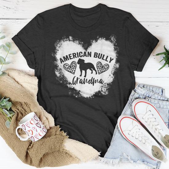 American Bully Grandma American Bully Dog Lover Unisex T Shirt Mazezy