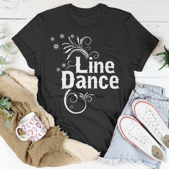 Line Dance Country Music Western Dancing Dancer Woman Girls T-Shirt |  Seseable UK