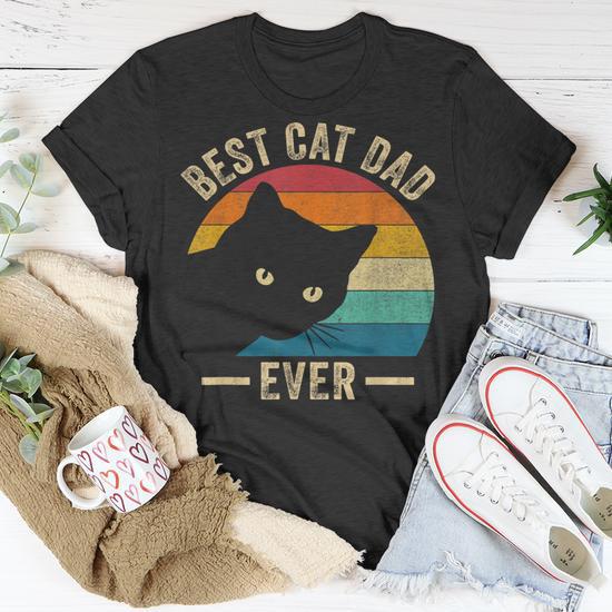 Best cat dad t shirt best sale