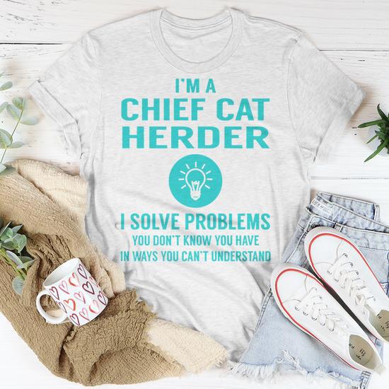 Cat herder t shirt best sale