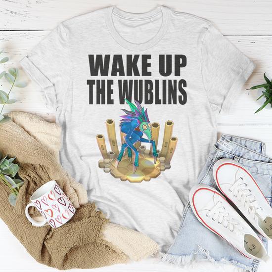 My Singing Monsters-Wake Up The Wublins-Poewk Unisex T-Shirt | Mazezy