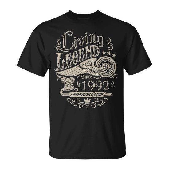 1992 Birthday Living Legend Since 1992 T-shirt - Thegiftio