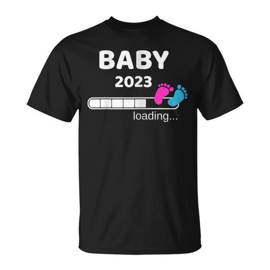 Baby 2023 Loading Pregnancy Mom-to-Be Gift for Women's Unisex T-Shirt