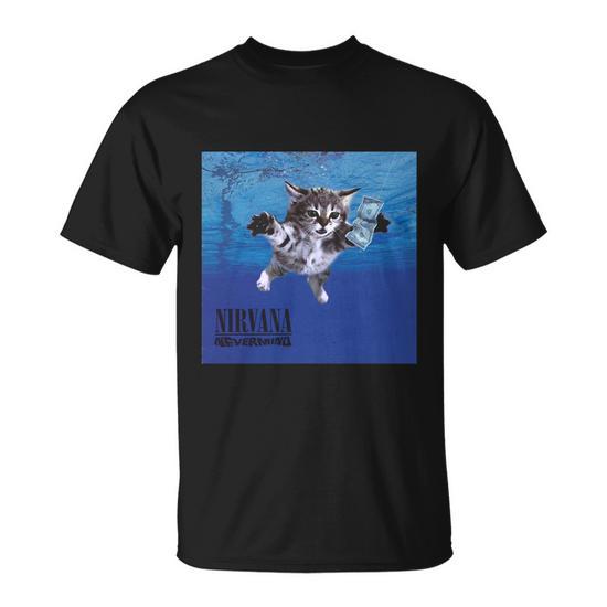 Nirvana cat shirt best sale